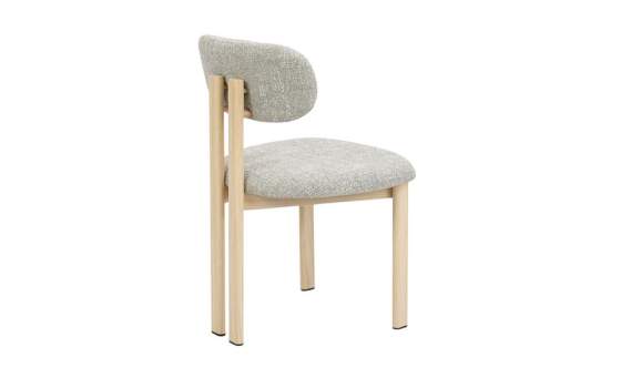 Silla Comedor Metalica Actual Tapizada Verde Serie Nyree