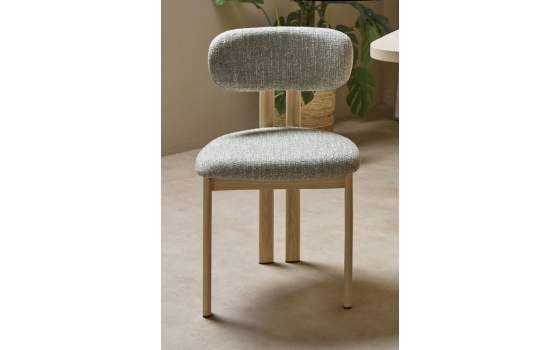 Silla Comedor Metalica Actual Tapizada Verde Serie Nyree