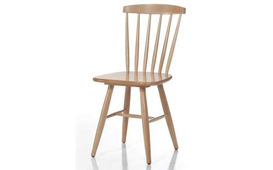 Silla Comedor Moderna Madera de Haya Maciza Serie Palillos Silla Comedor Moderna Madera de Haya Maciza Serie Palillos