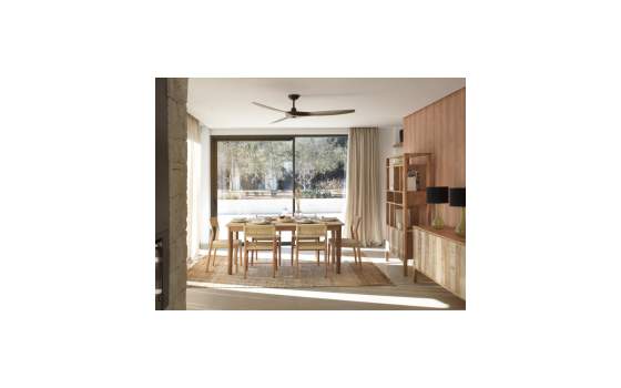 Silla Comedor Moderna Madera Fresno Asiento Cuerda Abuis