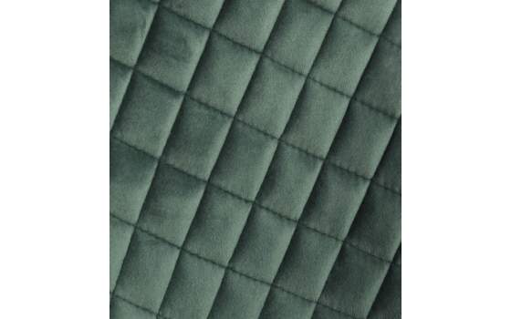 Silla Comedor Moderna Tapizada Rombos Verde Serie Melissa