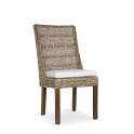 Silla Comedor Rattan Natural con Cojin Serie Abriln
