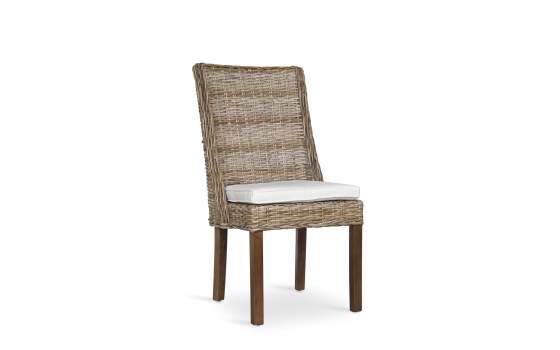 Silla Comedor Rattan Natural con Cojin Serie Abriln