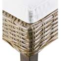 Silla Comedor Rattan Natural con Cojin Serie Abriln