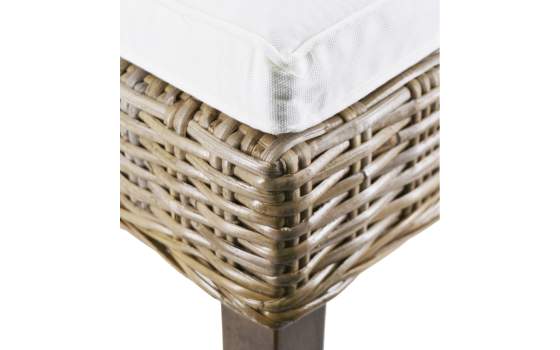 Silla Comedor Rattan Natural con Cojin Serie Abriln