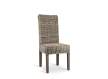 Silla Comedor Rattan Natural Pata Madera Serie Abriln