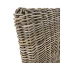 Silla Comedor Rattan Natural Pata Madera Serie Abriln