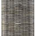Silla Comedor Rattan Natural Pata Madera Serie Abriln