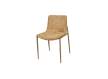 Silla Comedor Tapizada Actual Chenilla Mostaza - Serie Alfix