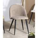 Silla Comedor Tapizada Alpaca Vison Estilo Actual Serie Egina Silla Comedor Tapizada Alpaca Vison Estilo Actual Serie Egina