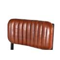Silla Comedor Tapizada Asiento Respaldo Piel Patas Metal Vakin