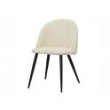 Silla Comedor Tapizada Beige Estilo Actual Serie Egina