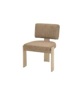 Silla Comedor Tapizada Caramelo Diseño Moderno Astley