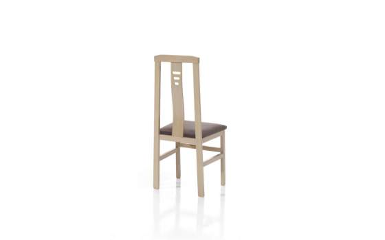 Silla Comedor Tapizada Madera de Haya Serie Carla