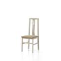 Silla Comedor Tapizada Madera de Haya Serie Carla