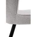 Silla Comedor Tapizada Moderna Patas Metal Serie Autrey