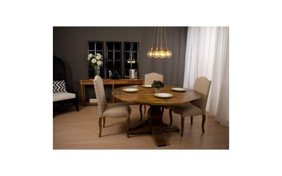 Silla Comedor Tapizada Remaches con Tachuelas Atlanta