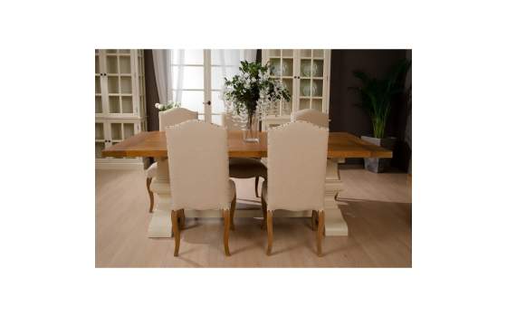 Silla Comedor Tapizada Remaches con Tachuelas Atlanta