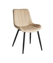 Silla Comedor Tapizada Terciopelo Estilo Actual Serie Orani