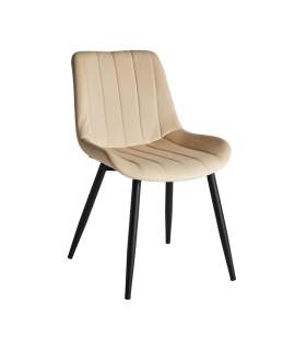 Silla Comedor Tapizada Terciopelo Estilo Actual Serie Orani