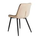 Silla Comedor Tapizada Terciopelo Estilo Actual Serie Orani
