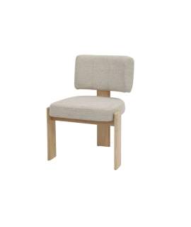 Silla Comedor Tapizada Topo Diseño Moderno Serie Astley