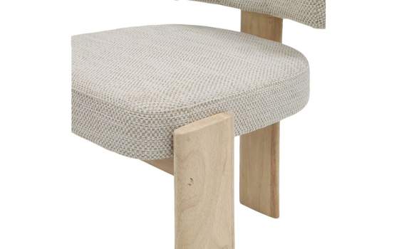 Silla Comedor Tapizada Topo Diseño Moderno Serie Astley