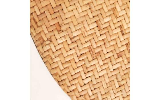 Silla Cruces Apilable Olmo Color Blanco Asiento Ratan Duna