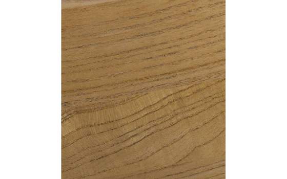 Silla Cruces Madera Roble y Cruz Metal Negra serie Duna