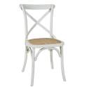 Silla Cruz Duna Bicolor Blanca