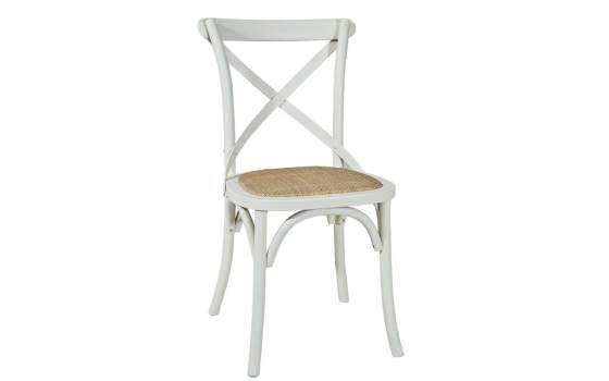 Silla Cruz Duna Bicolor Blanca