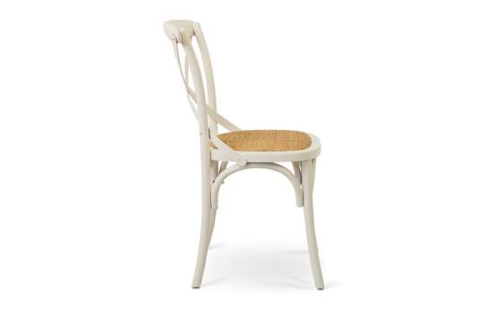 Silla Cruz Duna Bicolor Blanca