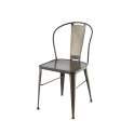 Silla de Exterior en Forja y Chapa Industrial  Serie Arcart