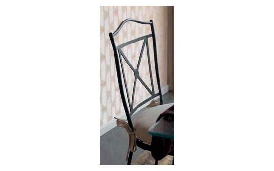 Silla de Forja Milan Pisa con Cojin Silla de Forja Milan Pisa con Cojin