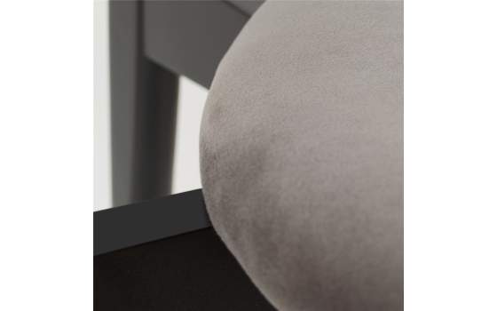 Silla Diseño Actual Negra Madera Rejilla Ratan serie Elssa