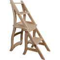 Silla Escalera Blanco Patinado Serie Elisean