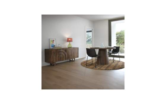 Silla Estilo Industrial Acero y Tejido Marron Serie Natibre