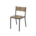 Silla Forja Asiento y Respaldo Madera Clásica Serie Ahujar