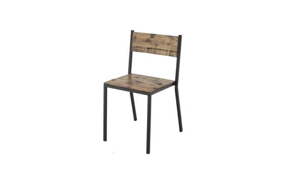 Silla Forja Asiento y Respaldo Madera Clásica Serie Ahujar