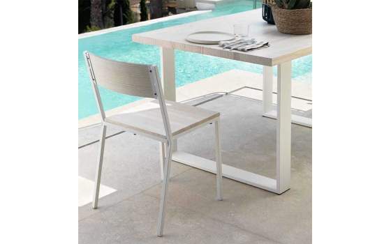 Silla Forja Asiento y Respaldo Madera Clásica Serie Ahujar