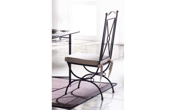 Silla Forja Jardin Atenas con Cojin