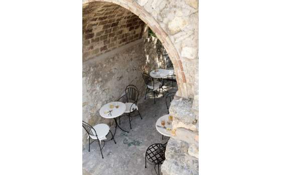 Silla Forja Jardin Ibiza con Cojin