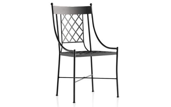 Silla Forja Jardin Marsella con Cojin
