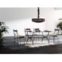 Silla Forja Jardin Paris  con Cojin