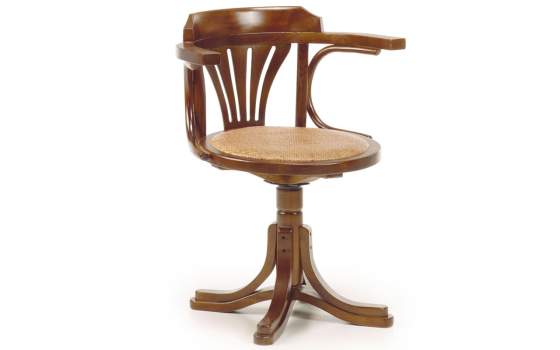 Silla Giratoria Colonial Ratan Star