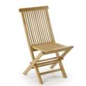 Silla Jardin Madera Teca Plegable Serie Snick