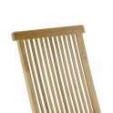 Silla Jardin Madera Teca Plegable Serie Snick