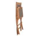 Silla Jardin Plegable Teca Serie Screen