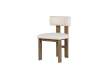 Silla Madera Fresno Natural Asiento Respaldo Tapizado Adiston