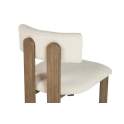 Silla Madera Fresno Natural Asiento Respaldo Tapizado Adiston